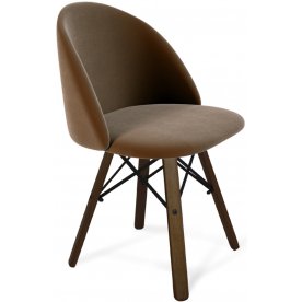 Деревянный стул SHT-ST35/S70 кофейный ликер / темный орех