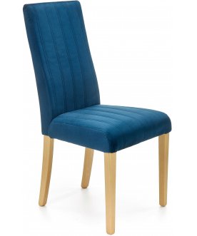 Деревянный стул Diego синий / дуб медовый