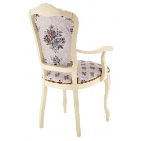 Кресло Руджеро патина золото / молочный