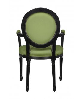 Мягкий стул с подлокотниками Delo Kora Arm Green