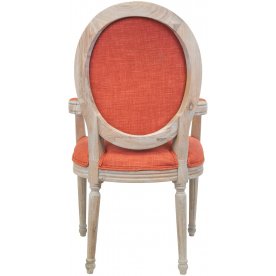 Мягкий стул с подлокотниками Diella Orange
