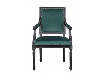 Мягкий стул с подлокотниками Runako Green