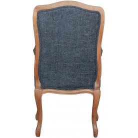 Мягкий стул с подлокотниками Wallis Blue