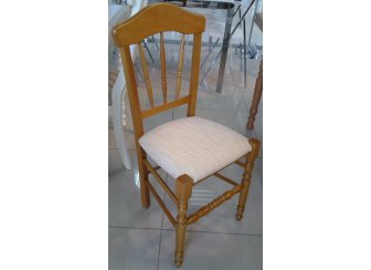 Стул 40F бук золотистый / молочный