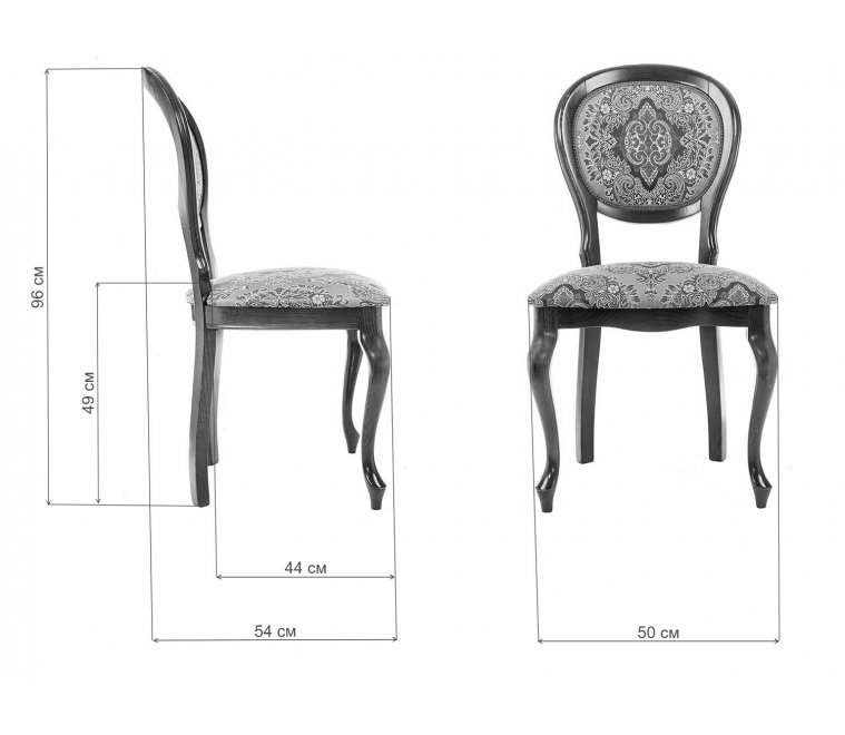 Стул Adriano 082 вишня без патины 