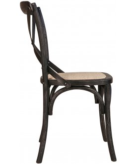 Стул Cross Back Black Brush