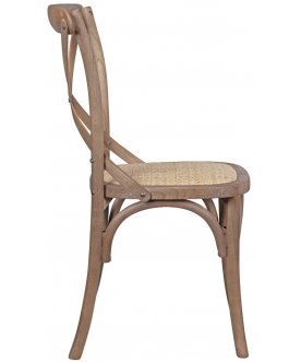 Стул Cross Back Brown