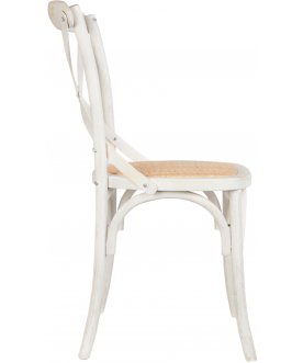 Стул Cross Back White Brush