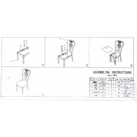 Деревянный стул J604