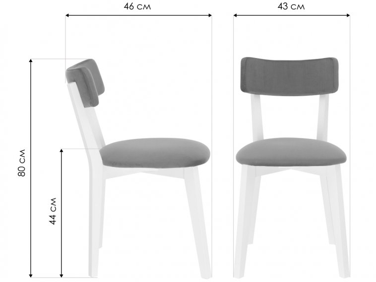 Стул деревянный Leset Чейз МИ венге Т-34 / велюр velutto 01