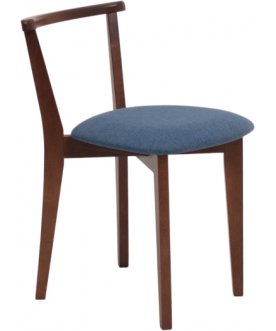 Деревянный стул Франк орех синий