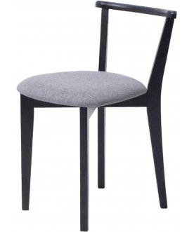 Деревянный стул Франк ПМ черный / серый
