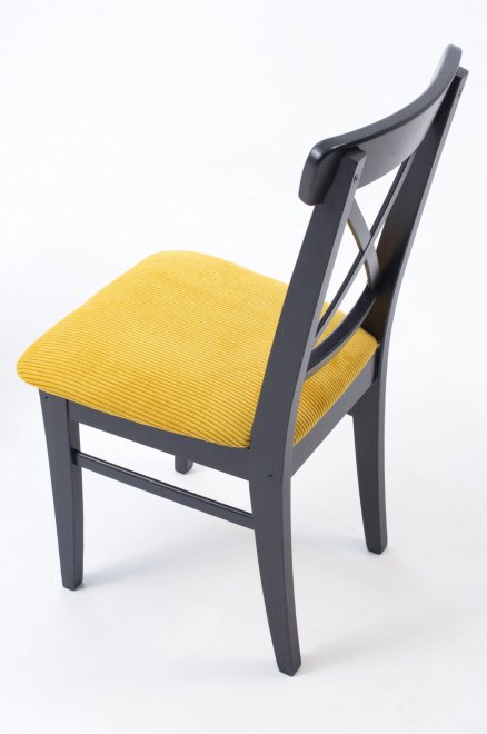Деревянный стул Ингольф ПМ черный / желтый