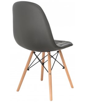 Деревянный стул Kvadro серый