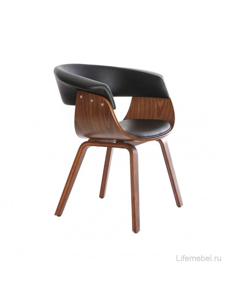 Стул Synchrony черный / коричневый