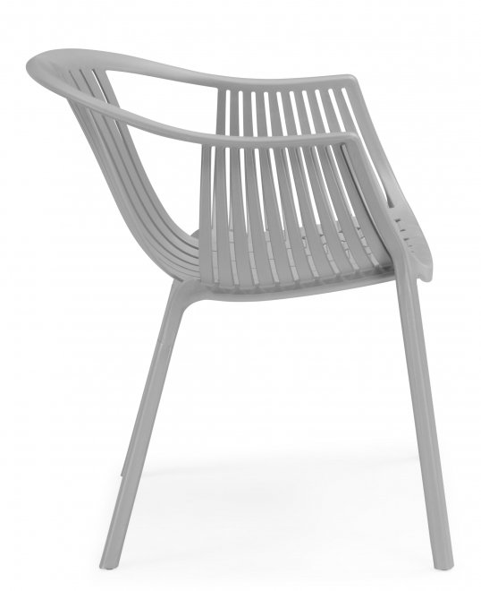 Кресло Боркас пластик / серый