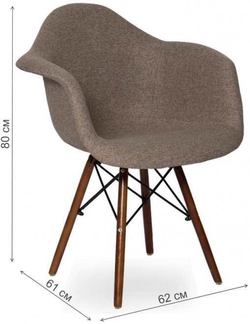 Кресло DC827 light brown KR860-9