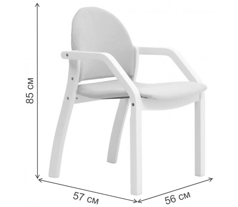 Кресло Джуно 2.0 натуральный / серый
