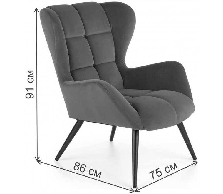 Кресло Tyrion горчичный / черный