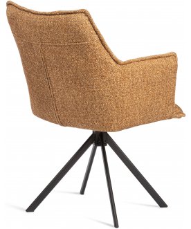 Стул на металлокаркасе Lutz светло-коричневый