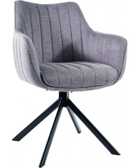 Кресло Azalia серый / черный