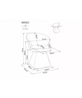 Кресло Nago