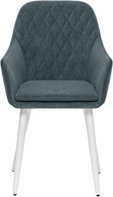 Кресло Слим темно-зеленый / белый