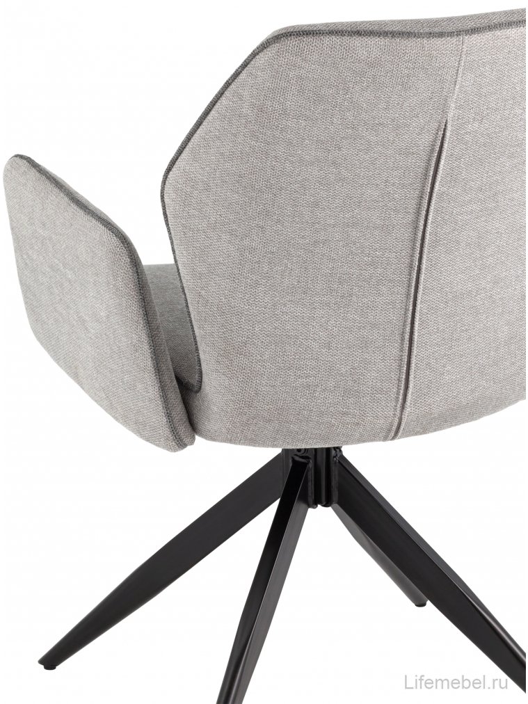 Кресло поворотное Синди серое