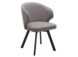 Кресло Skat велюр серый B22 / черный