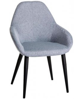 Стул-кресло Kent серый / черный