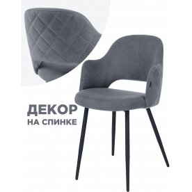 Стул Гутрид / Комфорт 14 (а) черные ноги с ромбами зеленый велюр (рестед RS-20)