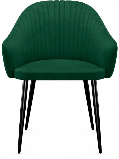 Кресло DikLine 440 изумруд / черный