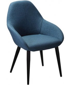 Кресло Kent синий / черный