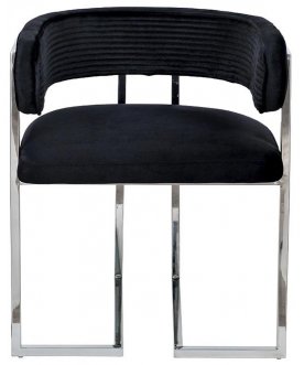 Дизайнерский стул GY-8504STUL-CHERN черный / хром