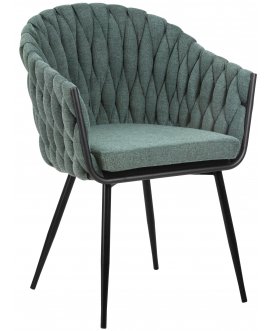 Кресло 9691-LM Matilda зеленый / черный