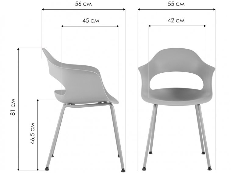 Кресло Стюарт серо-зеленое