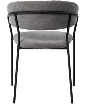 Дизайнерский стул Turin серый / черный