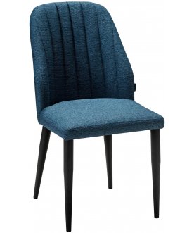 Стул на металлокаркасе Alen бежевый / темный орех