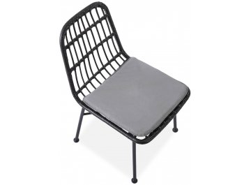 Стул на металлокаркасе K401 из ротанга