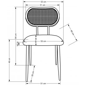 Стул на металлокаркасе Ардеи