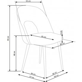 Стул на металлокаркасе Арви