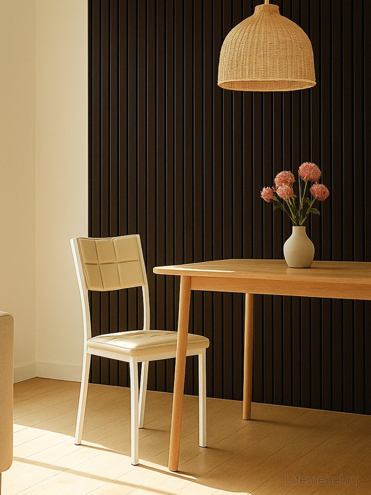 Стул на металлокаркасе Бекал кожзам d1 / белый