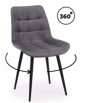Стул Форт 360 4 шт темно-серый (zd 995) / черный