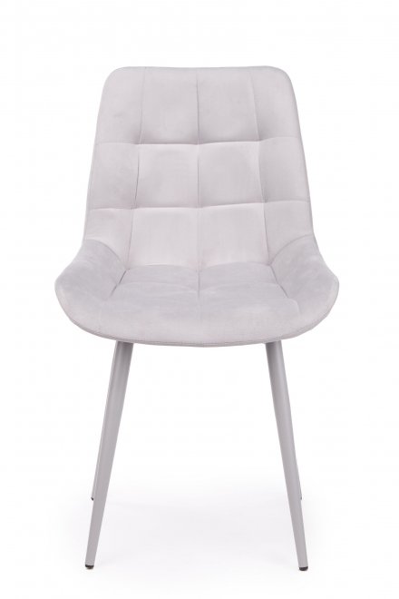 Стул на металлокаркасе Челси К светло-серый (zd 960) / серый