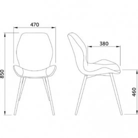 Стул на металлокаркасе Congo
