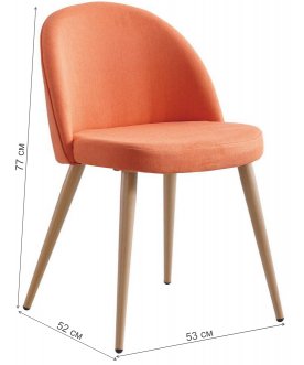 Стул на металлокаркасе DC373