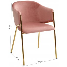 Кресло Dill bluvel-52