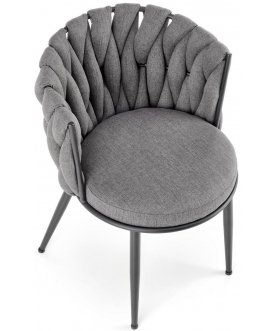 Дизайнерский стул K516 серый / черный