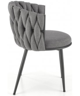 Дизайнерский стул K516 серый / черный