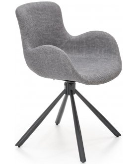 Дизайнерский стул K475 серый / черный